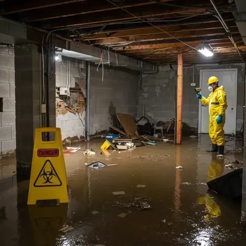 Flooded Basement Electrical Hazard in Pimmit Hills, VA Property